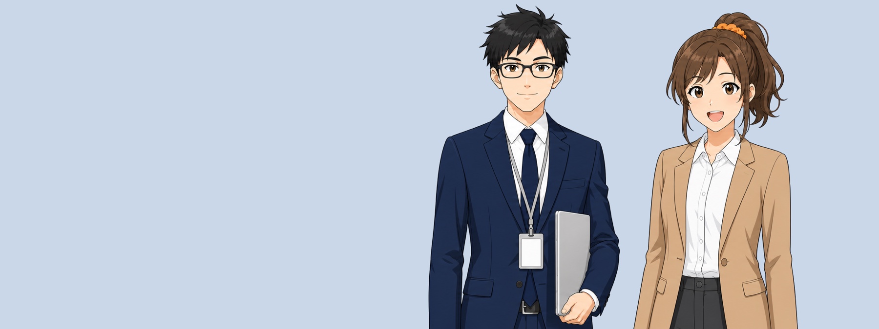 FDE小説の主人公 上田健太と久保なつみ